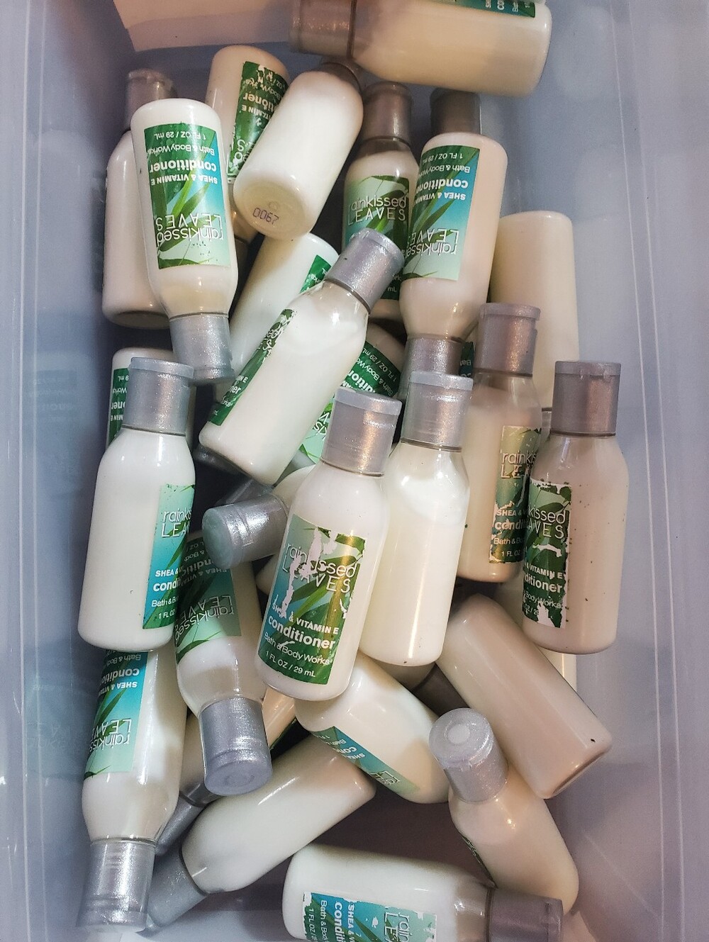 5 Bath & Body Works Rainkissed Leaves  Travel Conditioner